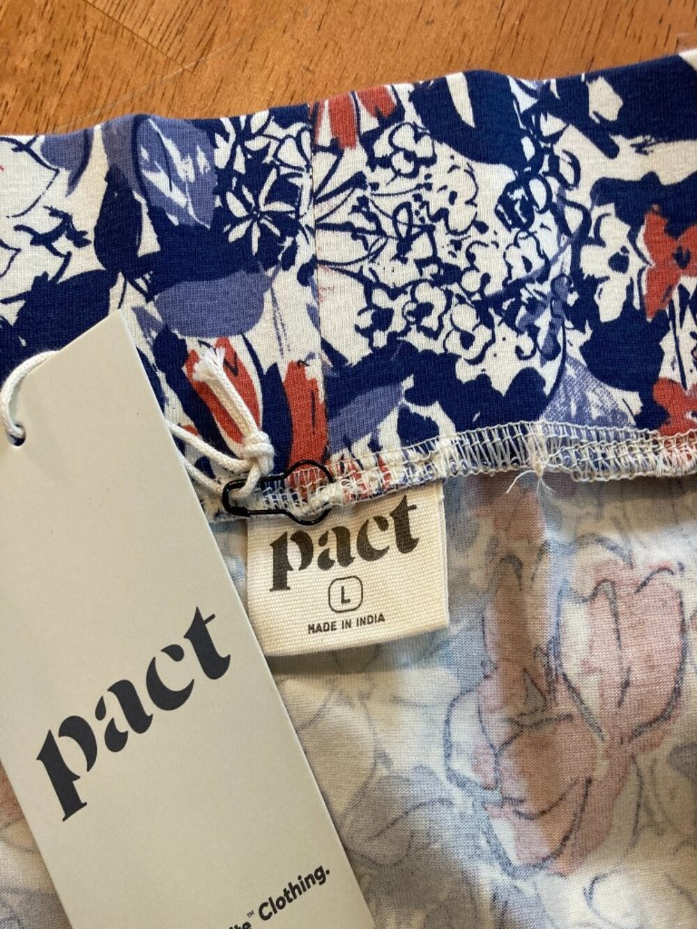 pact Women's Fit & Flare Midi Skirt Cosmos - Large - NWT! - Great fall floral - Picture 6 of 11